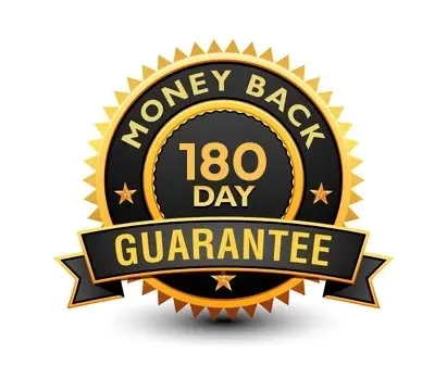 180 Days Money Back Guarantee